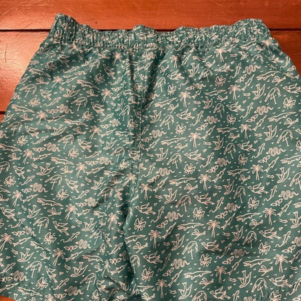 Perry Ellis Green Swim Trunks - Picture 6 of 9